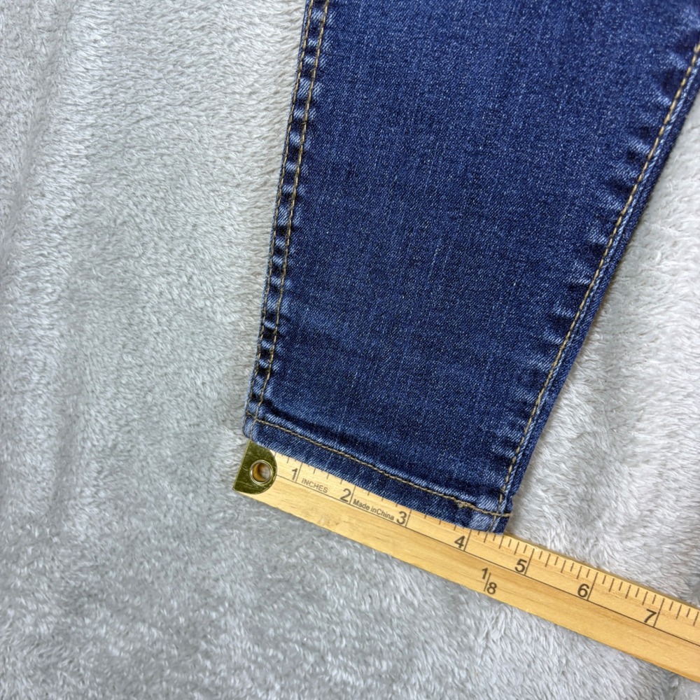 Kut from the Kloth Jeans Women 6 (Fits 30x30) Mia Toothpick Skinny Faded Whisker - Picture 8 of 11